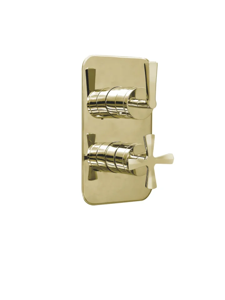 Burlington Riviera Shower Valve Gold W/o Diverter detail view - Image 1