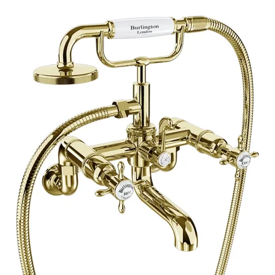 Burlington Wall Mounting Unions Gold detail view - Image 1