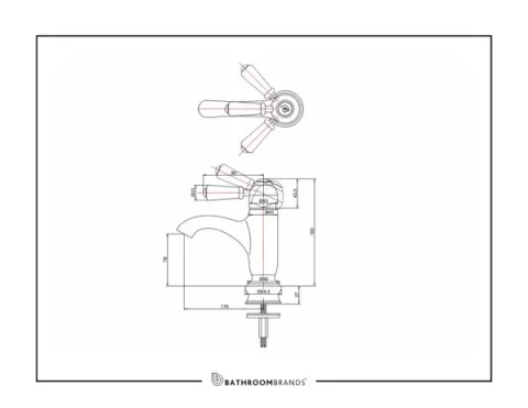 Burlingtonchelsea Regent Curved Basin 1 detail view - Image 2