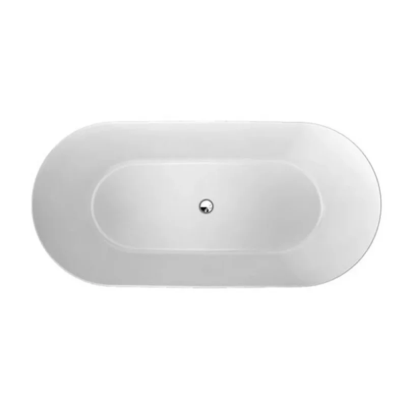 Crosswater Mpro Grande Bath White Matt detail view - Image 2