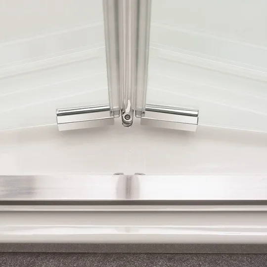 Crosswater Kai 6 Bifold Door 760 Silver detail view - Image 3