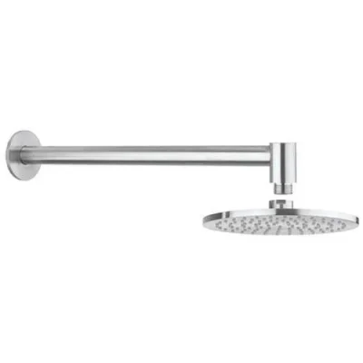 Crosswater 3one6 Shower Arm 350mm Stainless detail view - Image 2