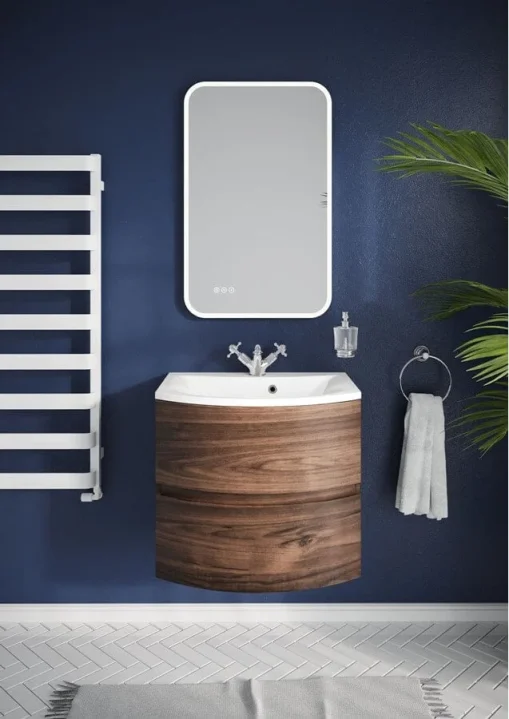 Crosswater Air Towel Warmer 500 X 1630 Soft White detail view - Image 3