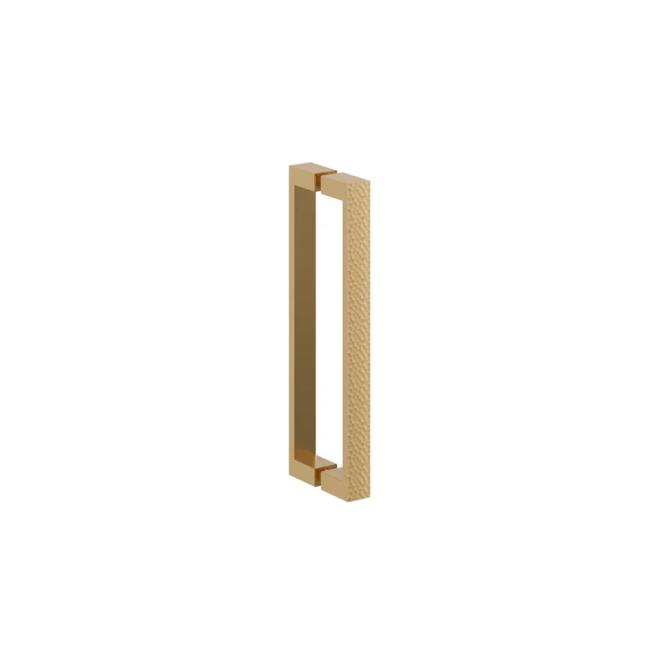 Crosswater Asura 8mm Hammered Handle Brushed Brass detail view - Image 1