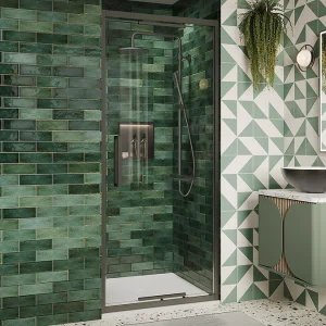 Crosswater Asura 8mm Infold Door 900 Slate