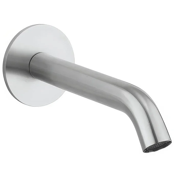 Crosswater 3one6 Bath Spout Wall Mounted Stainless detail view - Image 1