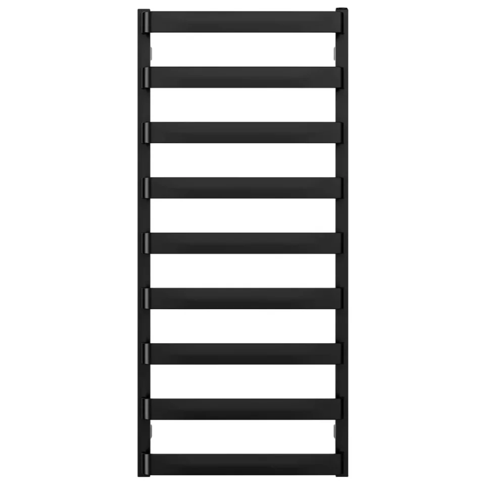 Crosswater Air Towel Warmer 500 X 1630 Metallic Black detail view - Image 3