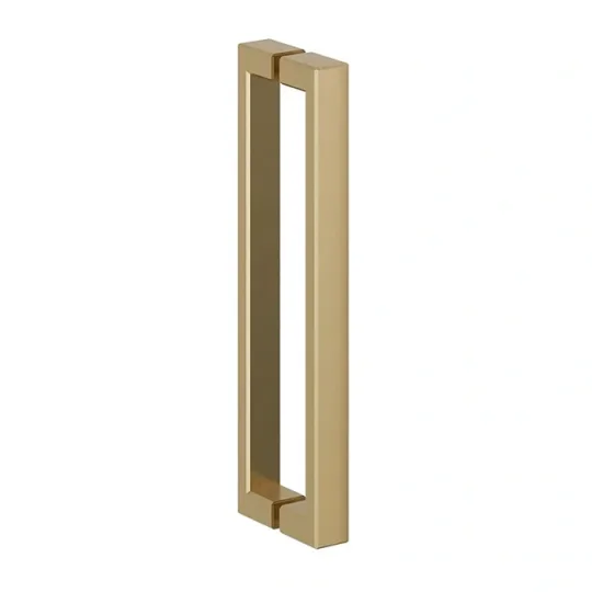 Crosswater Asura 8mm Sliding Door 1700 Brushed Brass detail view - Image 3