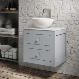 Crosswater Canvass Basin Unit 485 Storm Grey
