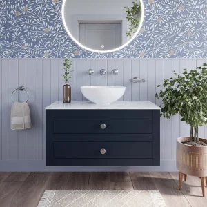 Crosswater Canvass Basin Unit 900 Deep Indigo Blue