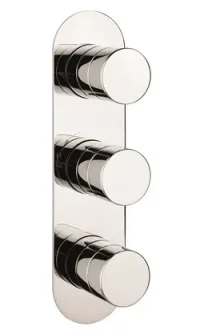 Crosswater Central 2001 Shower Thermostatic Back Plate Chrome detail view - Image 1