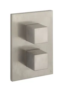 Crosswater Crossbox Verge 3 Outlet Trim & Levers Brushed Nickel