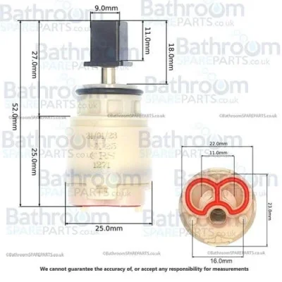 Elegance Basin Cartridge detail view - Image 2