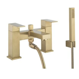 Crosswater Verge Bath Shower Mixer Tap with Shower Kit Kit Brushed Brass