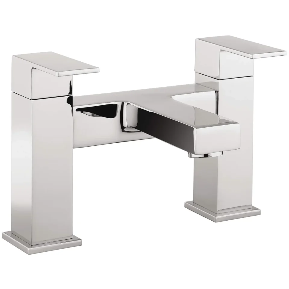 Crosswater Verge Bath Filler Chrome detail view - Image 1
