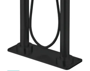 Crosswater Union Floor Plate Matt Black