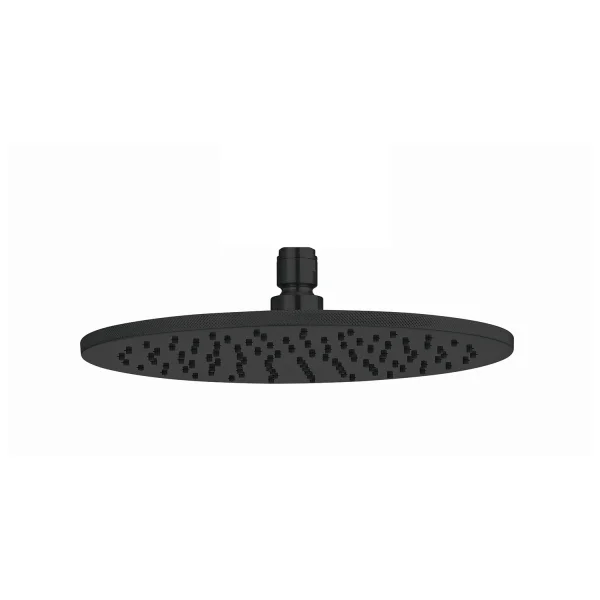 Crosswater Union 250mm Round Shower Head Matt Black