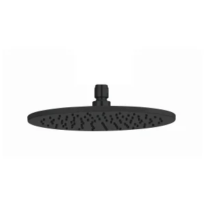 Crosswater Union 250mm Round Shower Head Matt Black