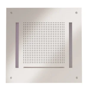 Crosswater Tranquil Recessed Shower Head With Waterfall & Chromotherapy 500mm Chrome