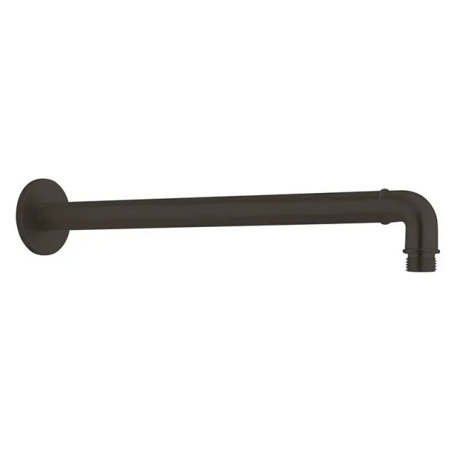 Crosswater Mpro Industrial Shower Arm Carbon Black detail view - Image 1