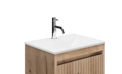 Crosswater Flute Ceramic Basin 1th White