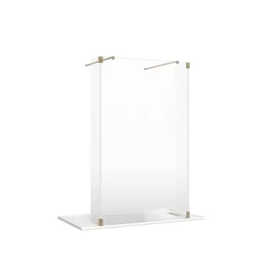 Crosswater Gallery 8 Panel 1997x955 Clear detail view - Image 1