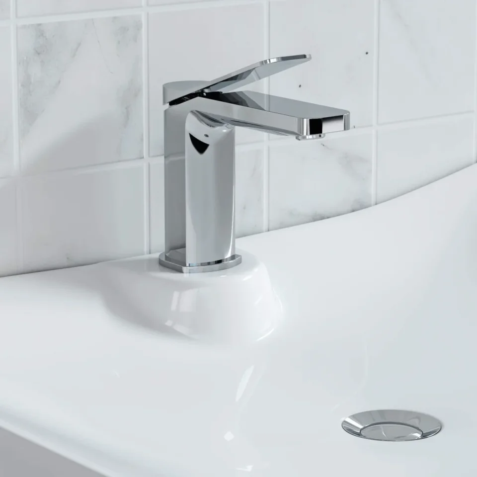 Crosswater Glide Ii Basin Monobloc Chrome detail view - Image 2