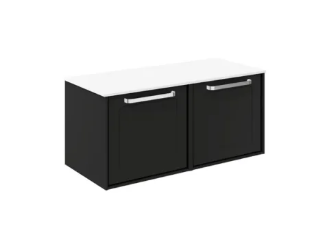 Crosswater Infinity Worktop 1010 Polar White detail view - Image 1