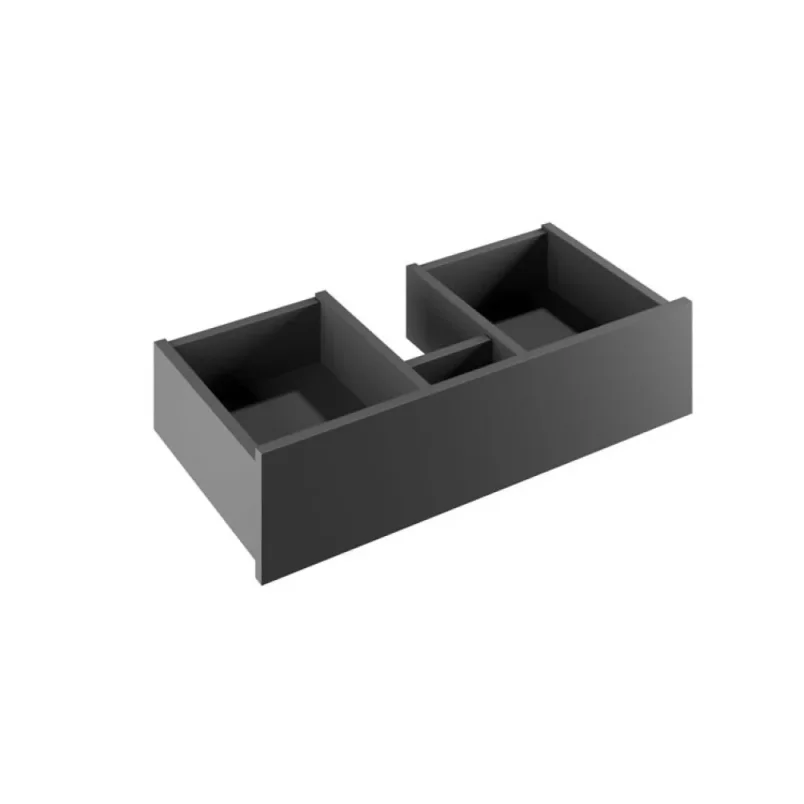 Crosswater Limit Internal Drawer 500 Anthracite detail view - Image 1