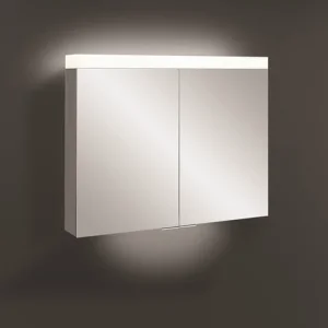 Crosswater Lustro LED 2 Door Mirror Cabinet 620x700