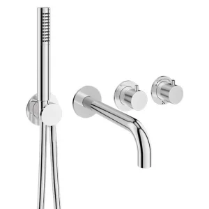 Crosswater Module Mpro 2 Control Trimset With Bath Spout & Handshower Chrome