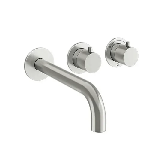 Crosswater Module Mpro 2 Control Trimset With Bath Spout Stainless Steel Effect detail view - Image 1