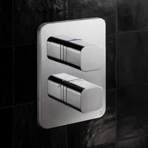 Crosswater Atoll/Glide II/Marvel Crossbox 3 Outlet Trimset & Handles Stainless Steel