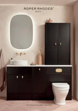 Roper Rhodes 1880mm Slim Depth Solid Surface Worktop - Arctic White