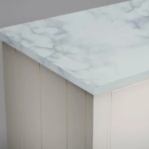 Roper Rhodes 1280mm Standard Depth Solid Surface Worktop - Carrara