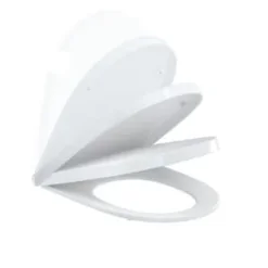 Britton Curve 2 Soft Close Seat Gloss White detail view - Image 2