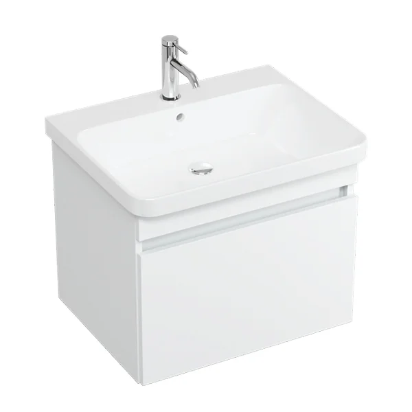 Britton Dalston 600mm Basin 1 Tap Hole White