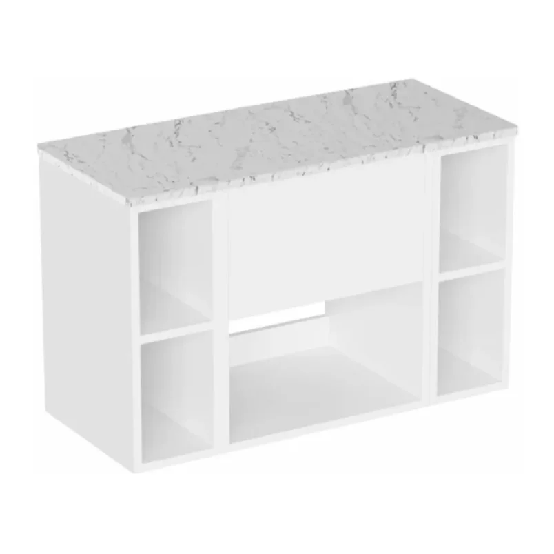 Britton Hackney Worktop 900mm Carrara detail view - Image 1