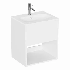 Britton Hackney Basin Unit 500mm Gloss White