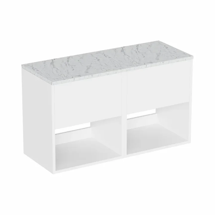 Britton Hackney Worktop 1000mm Carrara detail view - Image 1