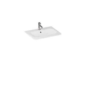 Britton Camberwell 600mm Basin 1 Tap Hole White