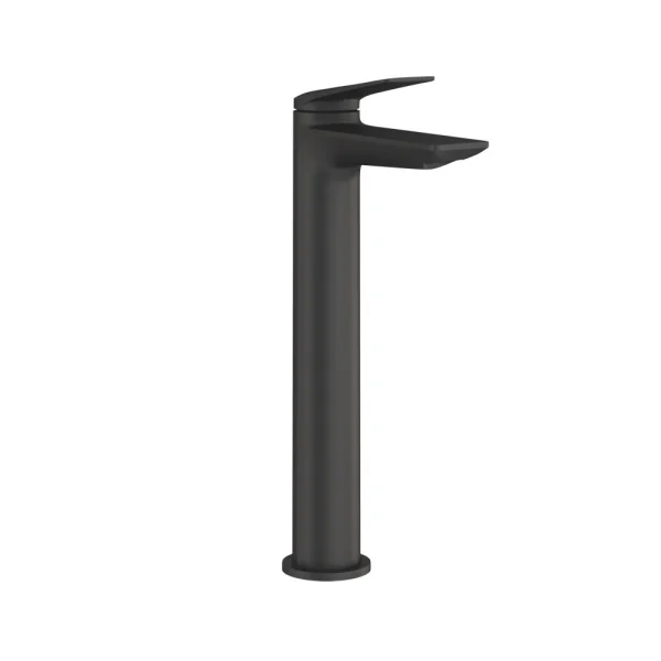 Britton Greenwich Tall Mono Basin Mixer Matt Black