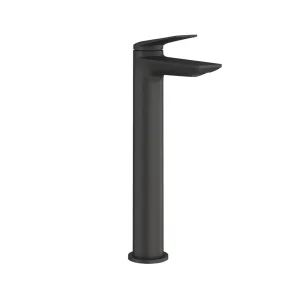Britton Greenwich Tall Mono Basin Mixer Matt Black