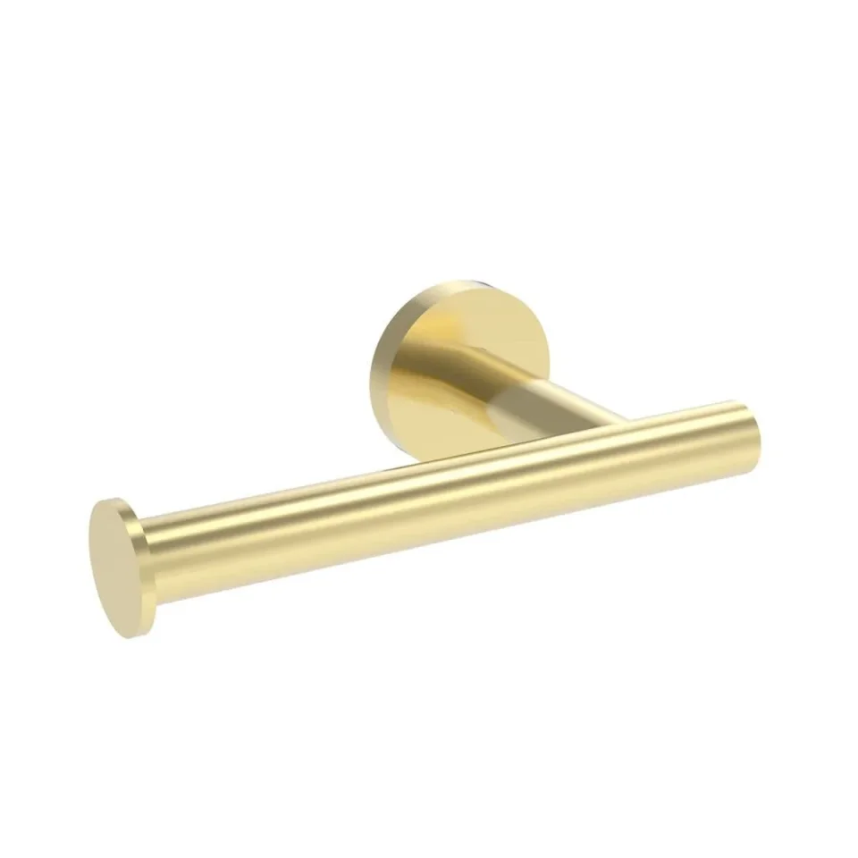 Saneux Cos Toilet Roll Holder - Brushed Brass detail view - Image 1