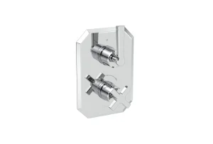 Saneux Cromwell 1 Way Thermostatic Shower Valve Kit With Lever Handles - Chrome