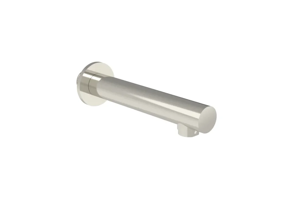 Saneux Cos 220mm Round Bath Spout - Brushed Nickel detail view - Image 1