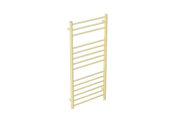 Saneux Ember 1000x500mm Pre-filled Towel Rail - Brushed Brass