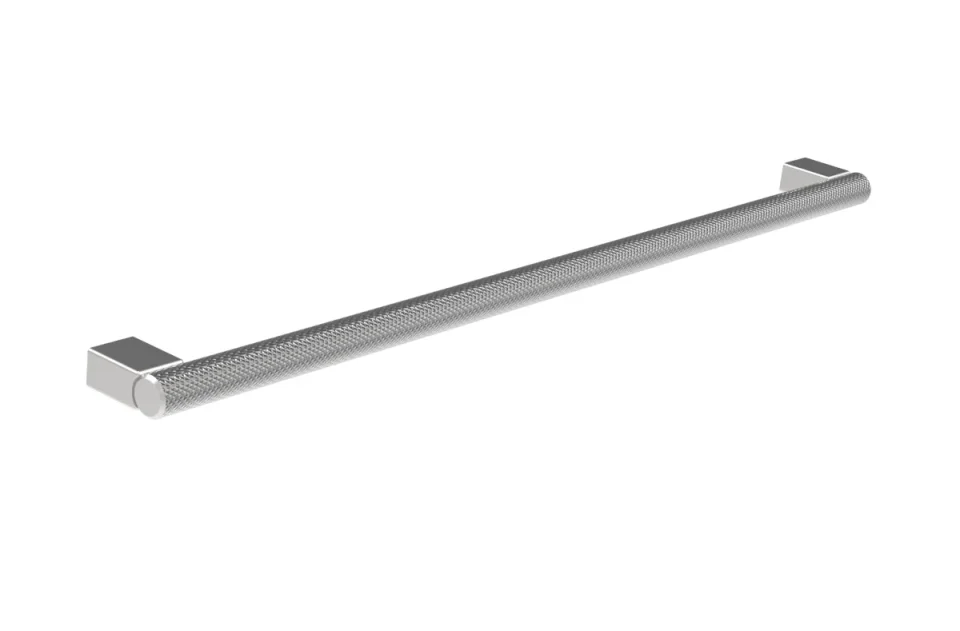 Saneux Madrid 346mm Knurled Handle - Stainless Steel - 320mm Centres detail view - Image 1