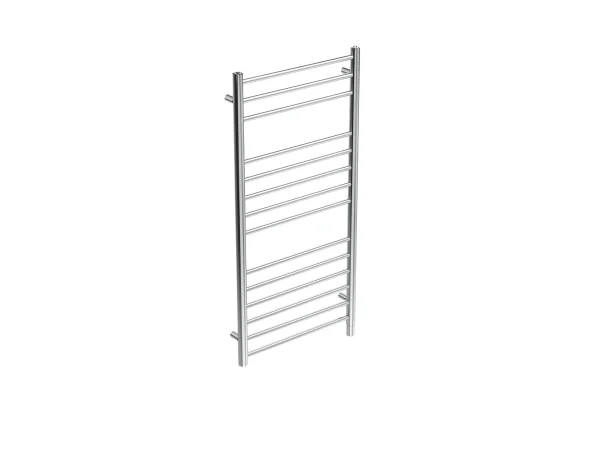 Saneux Ember 600mm Round Electric Towel Rail - 12v - Chrome - Size Tolerance Between 595 - 600mm