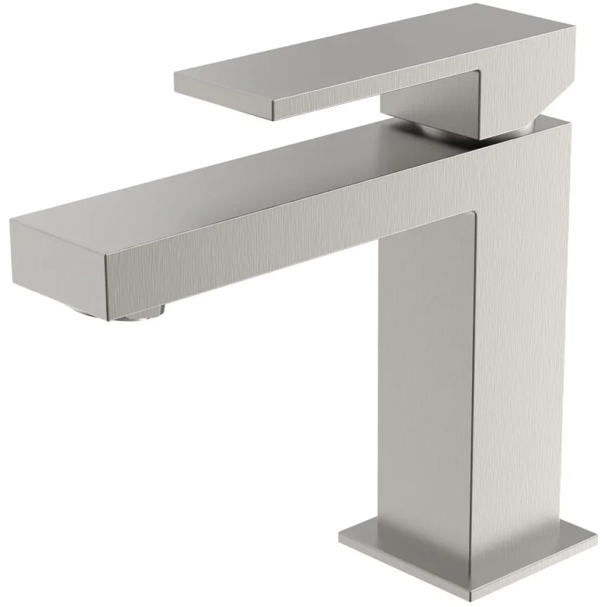 Saneux Tooga Basin Mixer - Brushed Nickel detail view - Image 1
